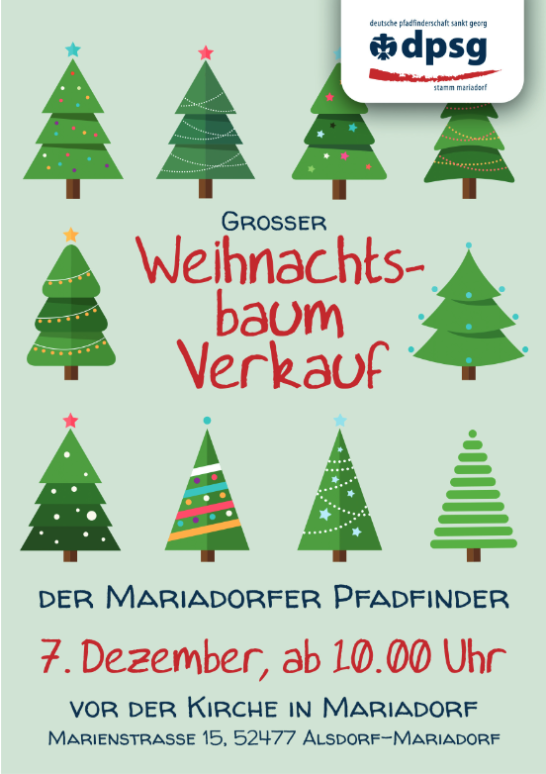 2024-12-07 Weihnachtsbaumverkauf (c) Pfadfinder Mariadorf