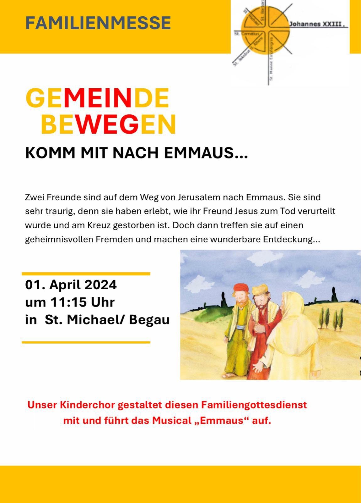 2024-04-01 Familienmesse Komm mit nach Emmaus (c) D. Schleibach