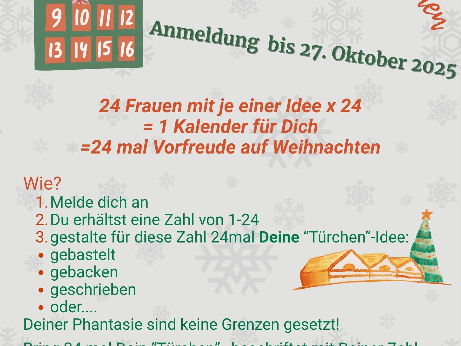 Adventskalender für Frauen 2025