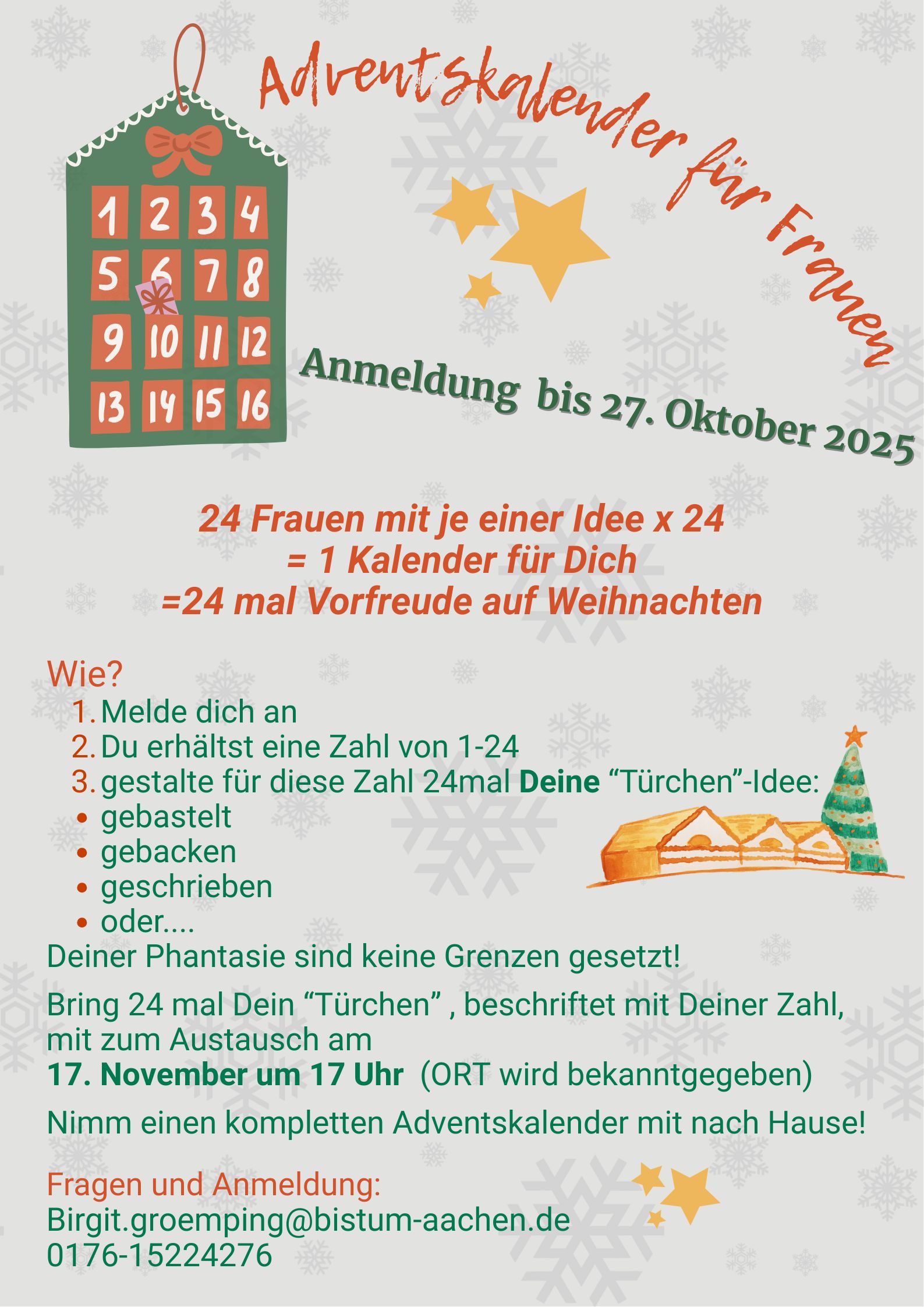 Adventskalender für Frauen 2025 (c) B. Grömping