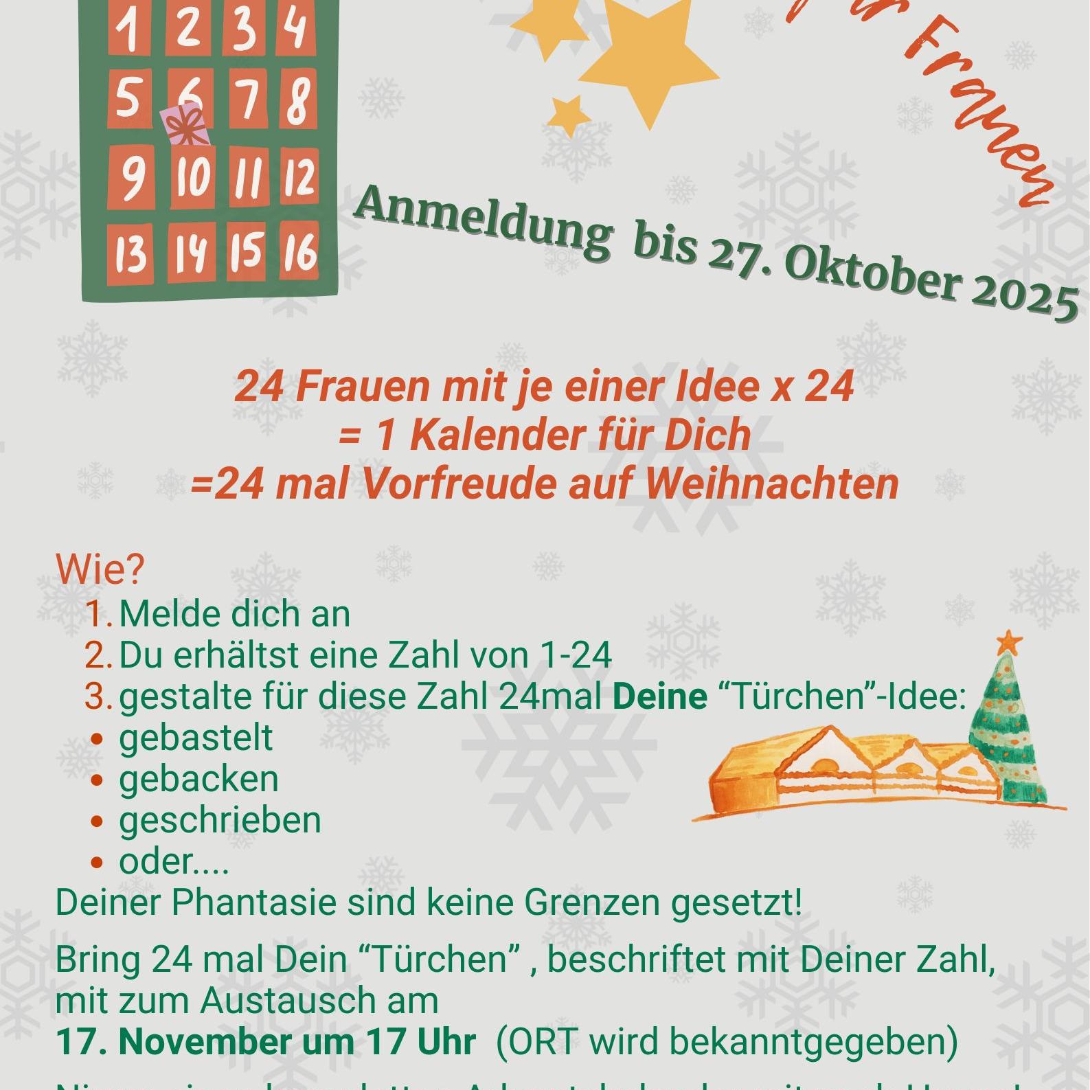 Adventskalender für Frauen 2025