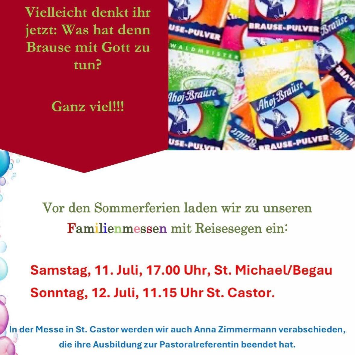 2026-07-11 Familienmessen vor den Sommerferien