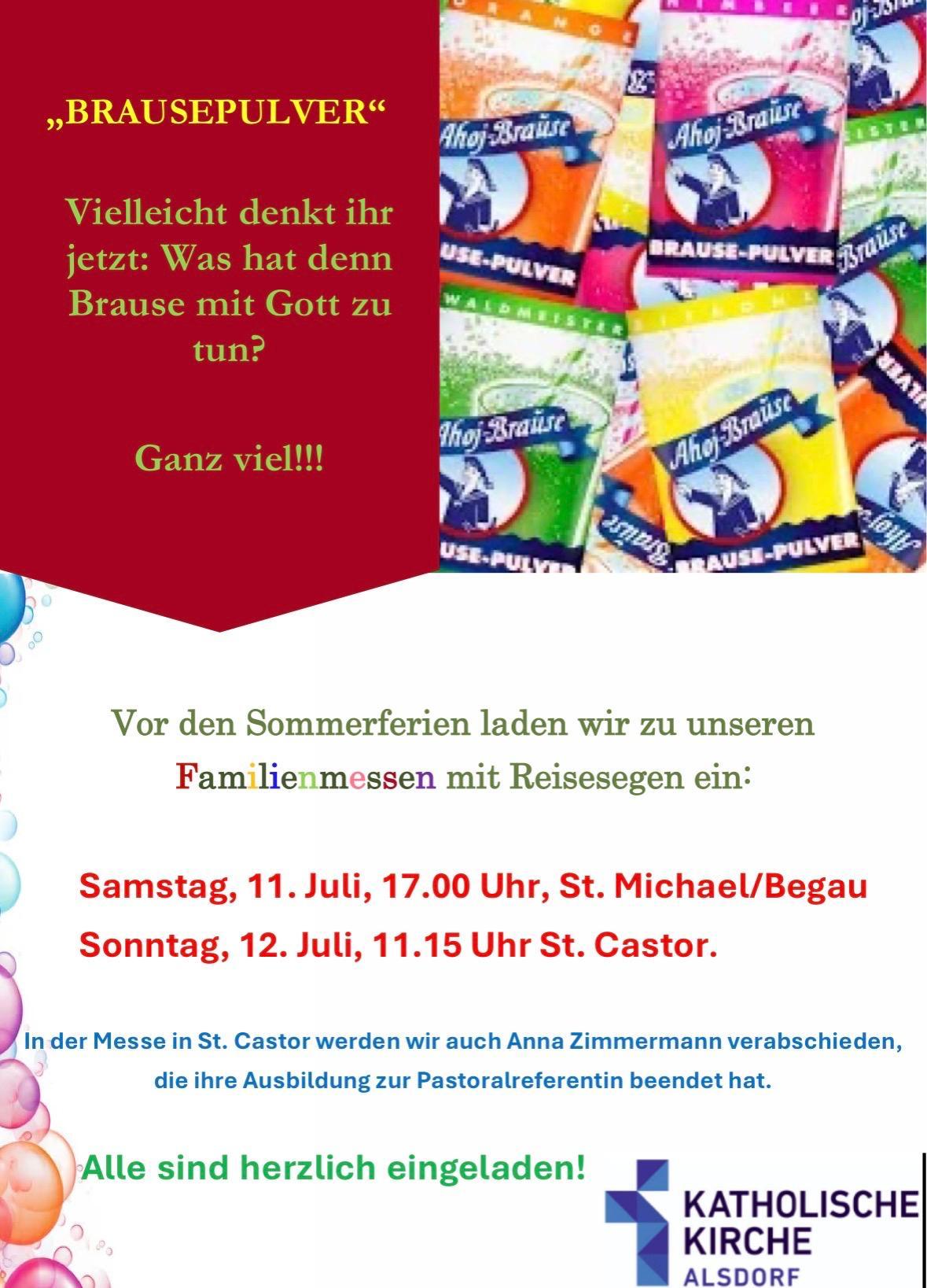 2026-07-11 Familienmessen vor den Sommerferien (c) Katholische Kirche Alsdorf
