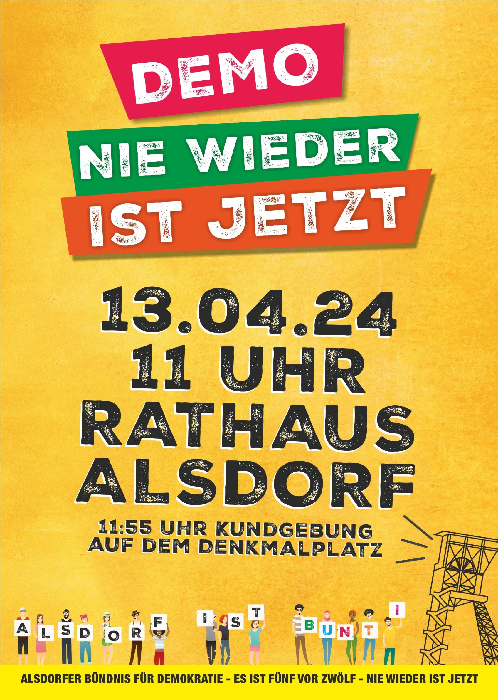 DEMO_2024_Plakat (c) Stadt Alsdorf