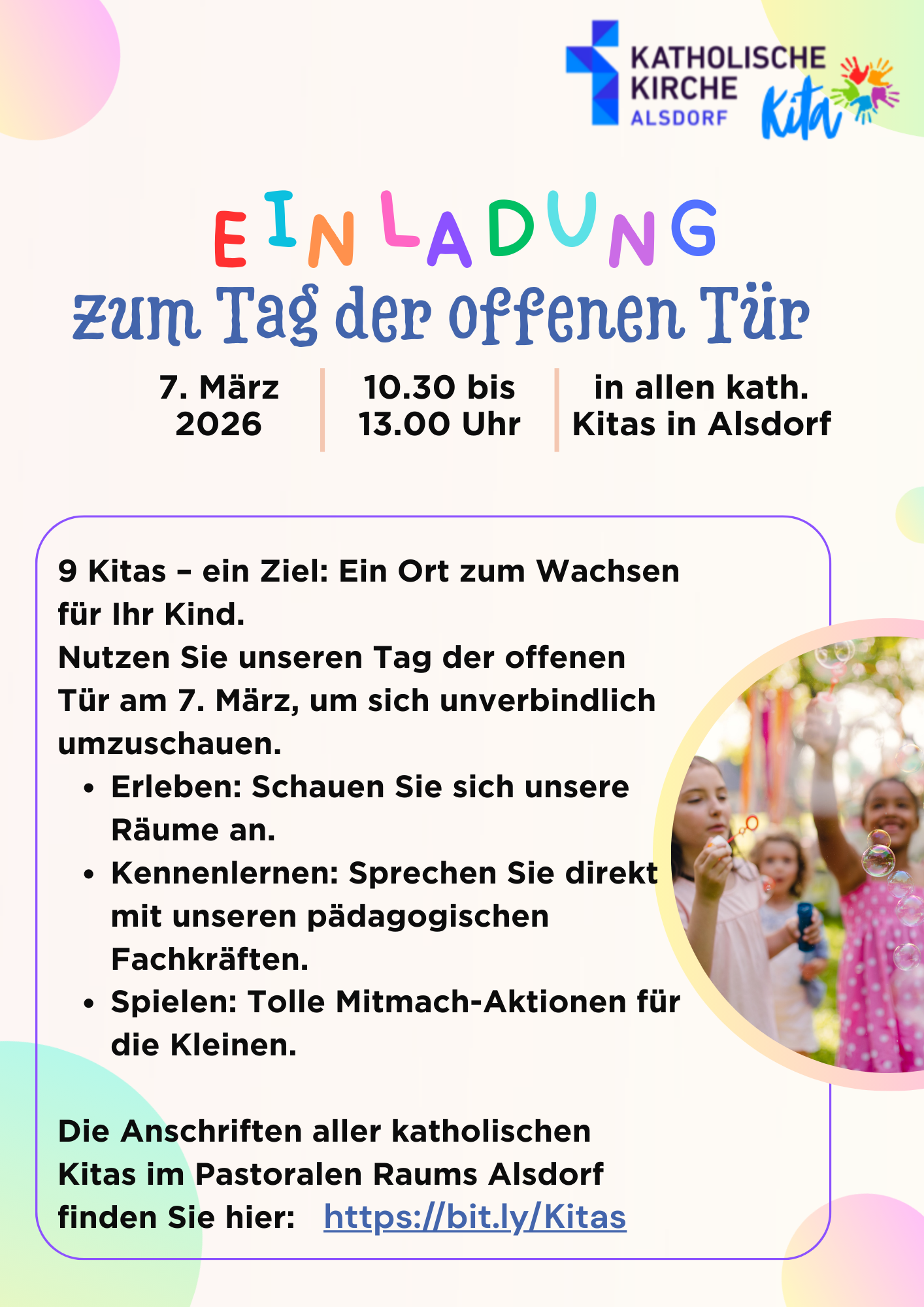 Einladung Tag der offenen Tür (c) D. Mannheims (mit Canva.com)