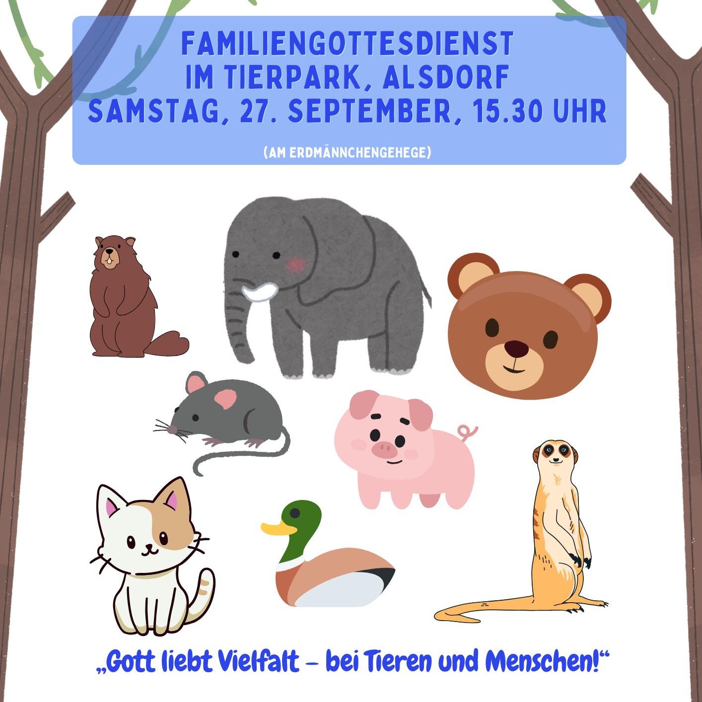 Familiengottesdienst im Tierpark