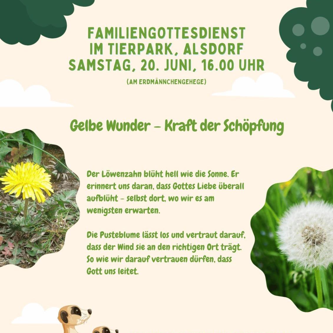 Familienmesse im Tierpark 2026