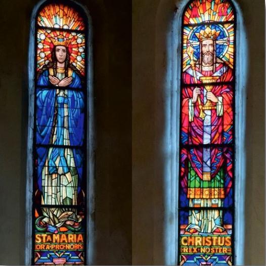 Fenster Marienkönigin und Christus König