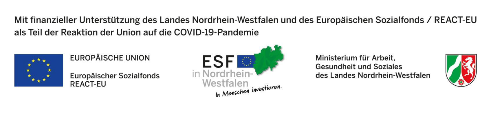 *Die KiTa Christus König erhält finanzielle Unterstützung des Landes Nordrhein-Westfalen und des Europäischen Sozialfonds / REACT-EU als Teil der Reaktion der Union auf die COVID-19-Pandemie (c) MAGS NRW