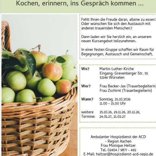 zusammen ist man weniger alleine